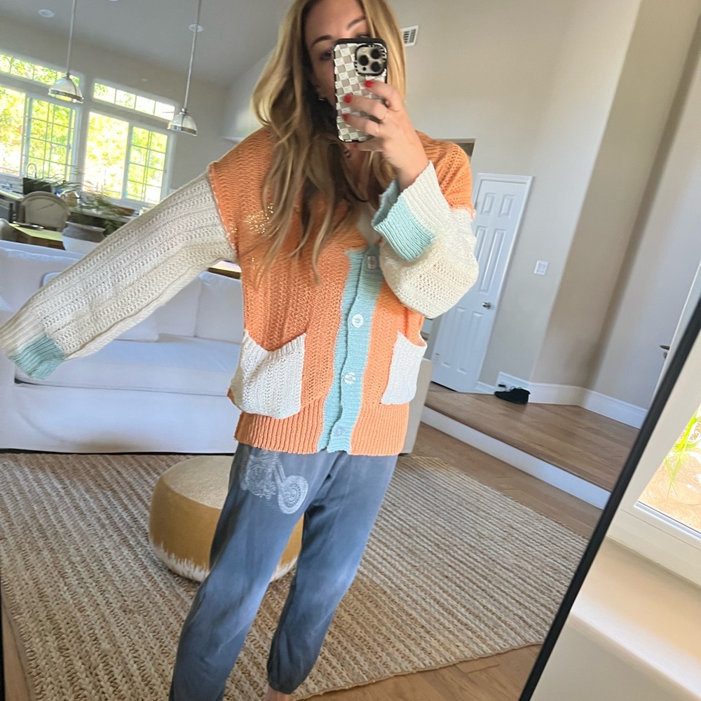 Knit cardigan